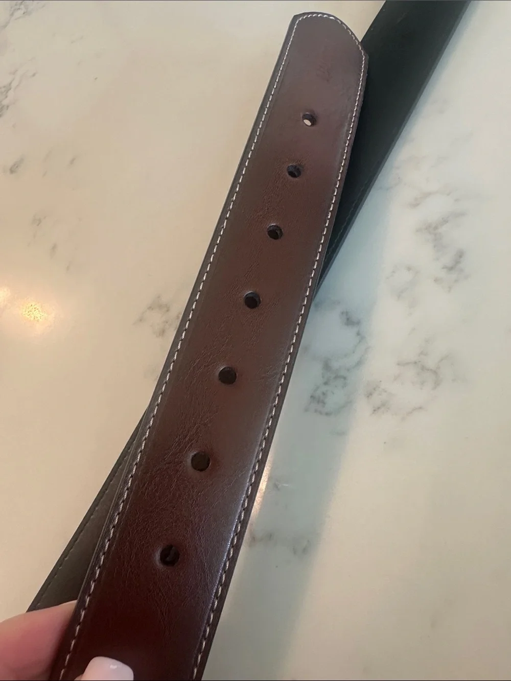 Men’s Reversible Belt - Black / Brown